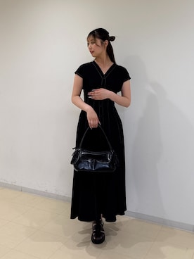 「FREE'S MART（フリーズマート）のアイテム（ワンピース）」を使った、meinaさん（レディース・167cm）の夏コーディネート