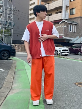 「スゥエットパンツ」｜haruさん（メンズ・168cm）の夏コーディネート