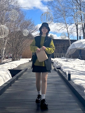 「SPINNS（スピンズ）のアイテム（ハット）」を使った、yn226さん（レディース・160cm）の夏コーディネート