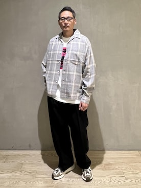 「アイテム（Tシャツ/カットソー）」を使った、takashi.nさん（メンズ・176cm・40代）の夏コーディネート