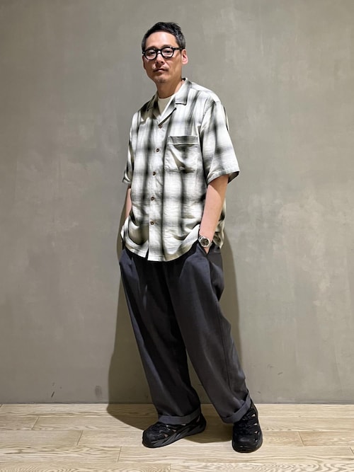 【WILD LIFE TAILOR】ライトウーステッド 弱ワッシャー イージーパンツ