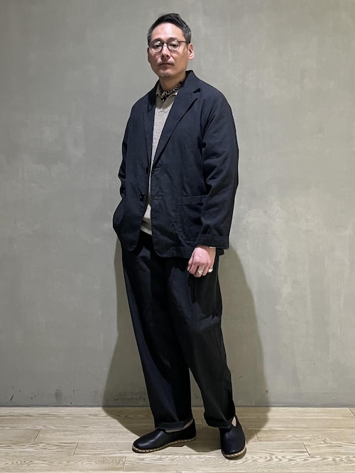 セール】【WILD LIFE TAILOR】ライトピケ ルーズシルエット シャツ