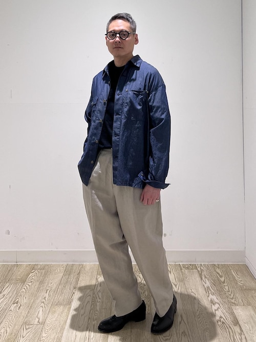 ADAM ET ROPE'（アダムエロペ） シャツ ライトオンス デニム シャツ