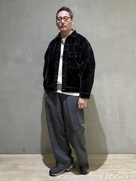 「アイテム（スウェット）」を使った、takashi.nさん（メンズ・176cm・40代）の秋コーディネート