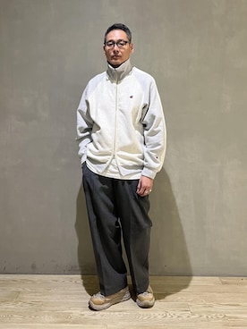 「アイテム（その他アウター、ベージュ系）」を使った、takashi.nさん（メンズ・176cm）の秋コーディネート