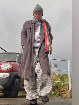 「アイテム（カーゴパンツ）」を使った、hiroyukeeeeeeさん（メンズ・179cm・40代）の秋コーディネート