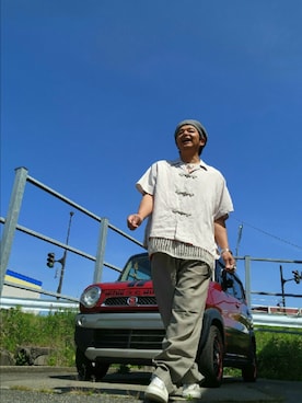 「DOCKERS（ドッカーズ）のアイテム（パンツ）」を使った、hiroyukeeeeeeさん（メンズ・179cm）の春コーディネート
