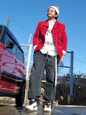 「メンズファッション」｜hiroyukeeeeeeさん（メンズ・179cm）の冬コーディネート