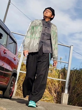 「アイテム（その他トップス）」を使った、hiroyukeeeeeeさん（メンズ・179cm）の秋コーディネート