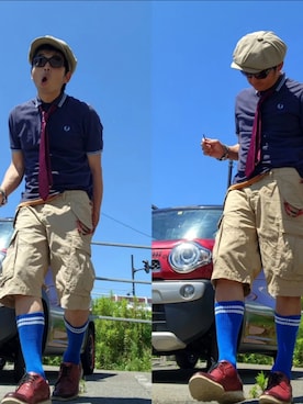 hiroyukeeeeeeさんの（FRED PERRY | フレッドペリー）を使ったコーディネート