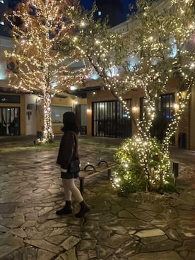 「アイテム（ムートンコート）」を使った、まぽりんさん（レディース・156cm・20代）の冬コーディネート