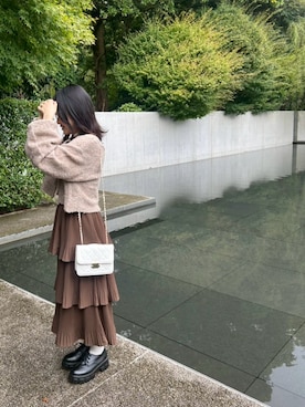 「Loueme（ルエム）のアイテム」を使った、まぽりんさん（レディース・156cm）の秋コーディネート