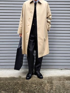 「アイテム（テーラードジャケット）」を使った、D・BLUEさん（メンズ・170cm）の春コーディネート