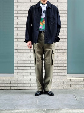 「アイテム（フォーマルスーツ/小物）」を使った、D・BLUEさん（メンズ・170cm）の春コーディネート