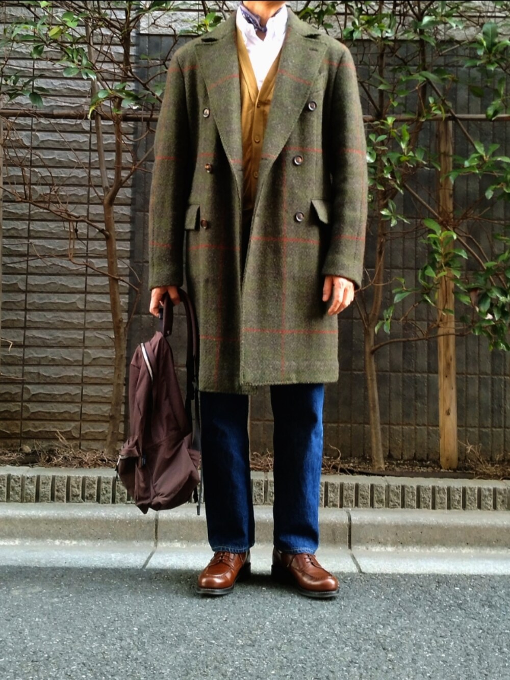 Stile Latino ダブルチェスターコート“EROS” D・BLUE｜Stile Latinoの