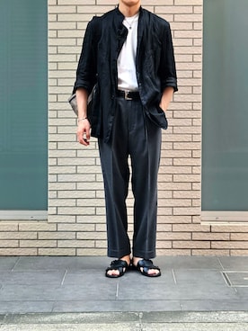 「BRITISH MADE(ブリティッシュメイド)のアイテム」を使った、D・BLUEさん(メンズ・170cm)の夏コーディネート