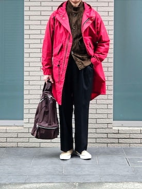 「ANATOMICA（アナトミカ）のアイテム」を使った、D・BLUEさん（メンズ・170cm）の冬コーディネート