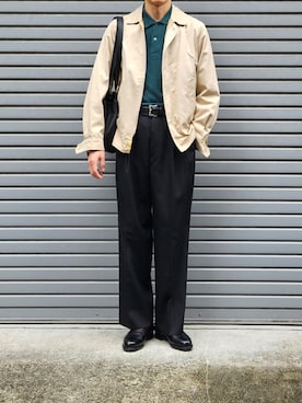 「LACOSTE（ラコステ）のアイテム」を使った、D・BLUEさん（メンズ・170cm）の秋コーディネート