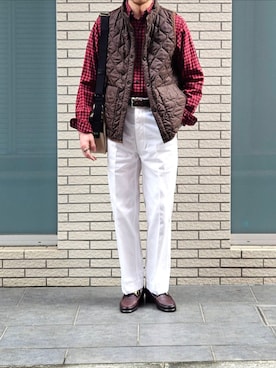 「アイテム（その他アウター）」を使った、D・BLUEさん（メンズ・170cm）の春コーディネート