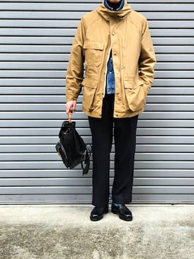 「Levi's（リーバイス）のアイテム」を使った、D・BLUEさん（メンズ・170cm）の春コーディネート