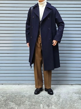 「アイテム（キャップ）」を使った、D・BLUEさん（メンズ・170cm）の春コーディネート