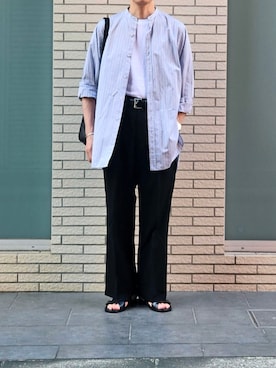 「NEAT（ニート）のアイテム」を使った、D・BLUEさん（メンズ・170cm）の夏コーディネート