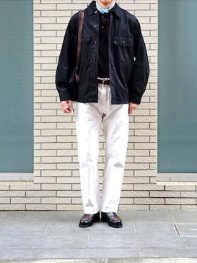「アイテム（フォーマルスーツ/小物）」を使った、D・BLUEさん（メンズ・170cm）の春コーディネート
