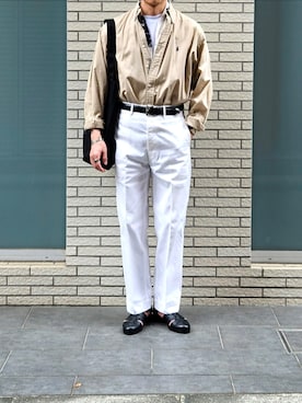 「ANATOMICA（アナトミカ）のアイテム」を使った、D・BLUEさん（メンズ・170cm）の夏コーディネート