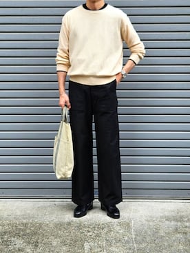 「アイテム（ソックス/靴下、その他）」を使った、D・BLUEさん（メンズ・170cm）の秋コーディネート