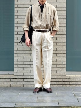 「アイテム（腕時計）」を使った、D・BLUEさん（メンズ・170cm）の秋コーディネート
