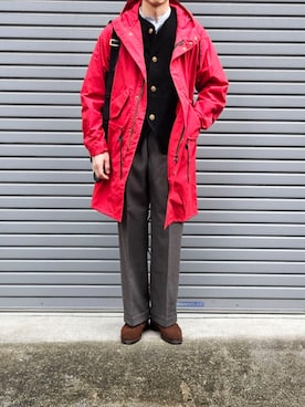 「アイテム（リング）」を使った、D・BLUEさん（メンズ・170cm）の秋コーディネート