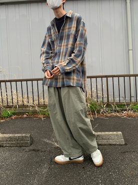 「Libra Cue（リブラ キュー）のアイテム」を使った、トーマさん（メンズ・175cm）の春コーディネート