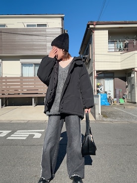 「アイテム（ブーツ）」を使った、teyonnngさん（レディース・159cm・30代）の冬コーディネート