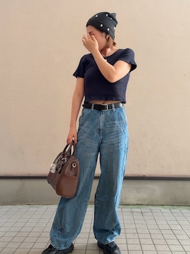「アイテム（帽子）」を使った、teyonnngさん（レディース・159cm・30代）の秋コーディネート