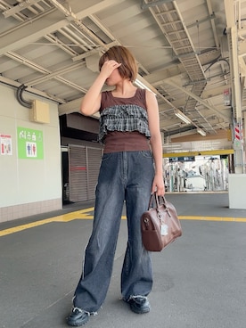 「アイテム（スニーカー）」を使った、teyonnngさん（レディース・159cm・30代）の夏コーディネート