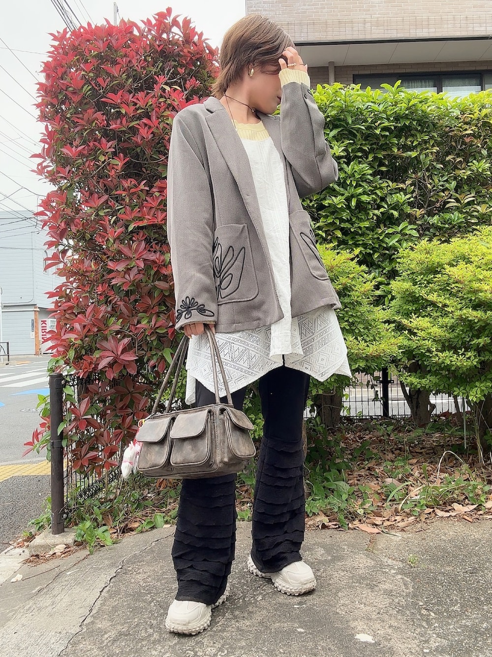 Kastane（カスタネ）の「*【セットアップ対応】刺繍グランパ