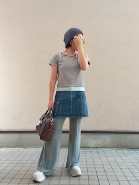 「アイテム（スニーカー）」を使った、teyonnngさん（レディース・159cm・30代）の夏コーディネート