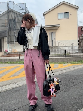 「ORiental TRaffic（オリエンタルトラフィック）のアイテム」を使った、teyonnngさん（レディース・159cm）の春コーディネート