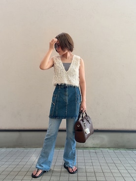 「着回しコーデ」｜teyonnngさん（レディース・159cm）の夏コーディネート