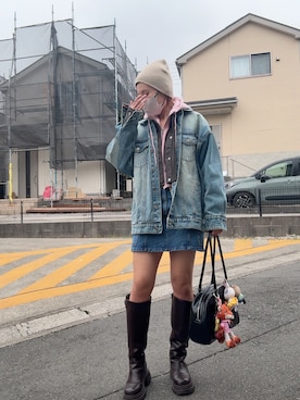 teyonnngさん（レディース・159cm）の冬コーディネート