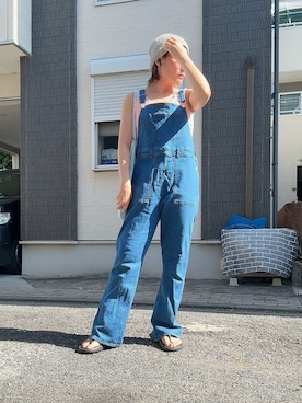 「アイテム（ニットキャップ/ビーニー）」を使った、teyonnngさん（レディース・159cm）の夏コーディネート