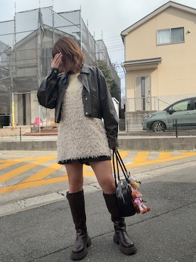 teyonnngさん（レディース・159cm）の冬コーディネート