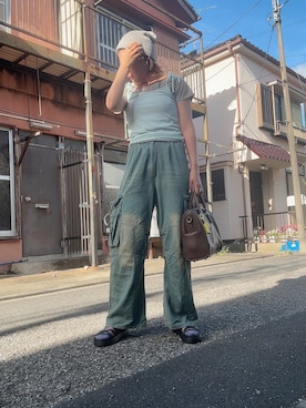 「アイテム（帽子）」を使った、teyonnngさん（レディース・159cm・30代）の夏コーディネート