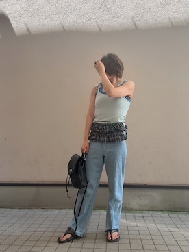 「アイテム（バックパック/リュック）」を使った、teyonnngさん（レディース・159cm・20代）の夏コーディネート