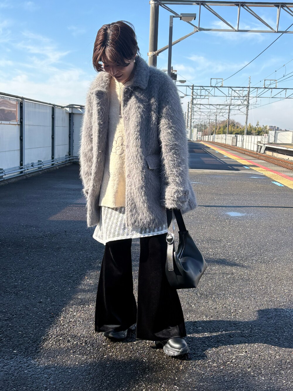 kastane シャギーコート Kastane（カスタネ）の「シャギーコート（その他アウター）」 - WEAR