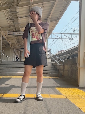 「アイテム（ソックス/靴下）」を使った、teyonnngさん（レディース・159cm・30代）の夏コーディネート