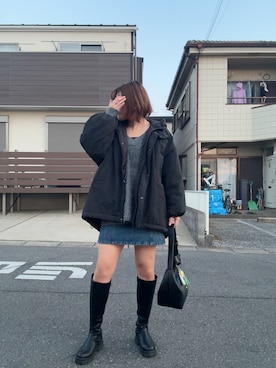 「アイテム（アクセサリー）」を使った、teyonnngさん（レディース・159cm・30代）の冬コーディネート