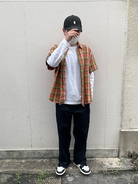 「SON OF THE CHEESE（サノバチーズ）のアイテム」を使った、waiseさん（メンズ・170cm）の春コーディネート