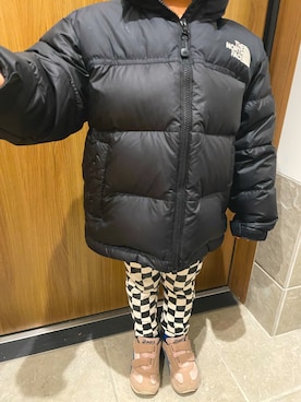 「アイテム（ダウンジャケット/コート）」を使った、aaacooon5さん（キッズ・100cm）の冬コーディネート