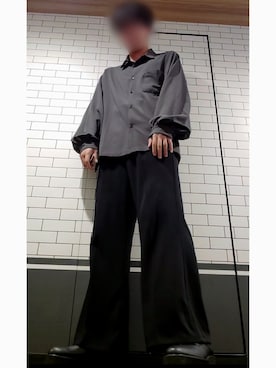 「SPINNS（スピンズ）のアイテム（ブーツ）」を使った、めーしゅけさん（メンズ・179cm）の秋コーディネート